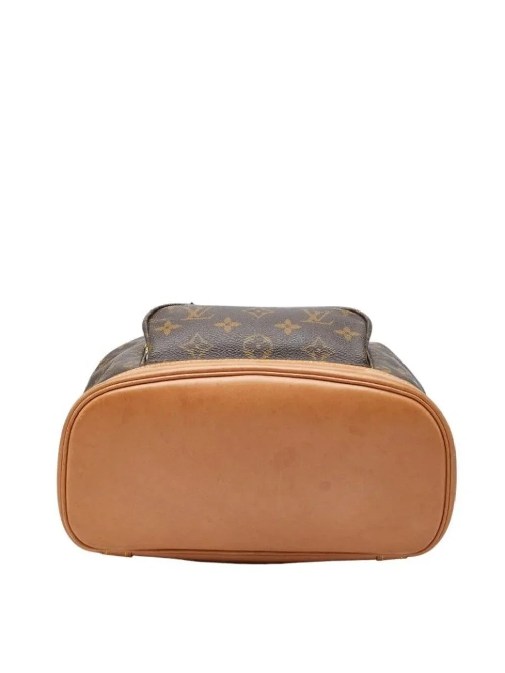 Louis Vuitton Monogram Montsouris MM Backpack Brown Leather